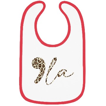 Discover Comma La Leopard Print Kamala Harris Bibs