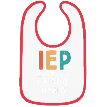 Discover IEP I Encourage Progress Special Education Teacher Bibs