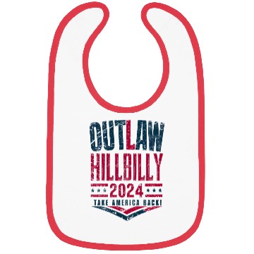Discover Vintage Elections Outlaw Hillbilly US Flag Bibs