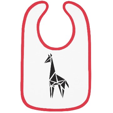 Discover minimalist origami giraffe Bibs