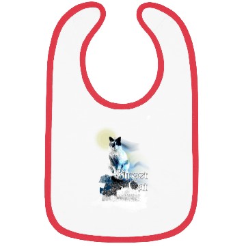 Discover Street cat under the moon Bibs