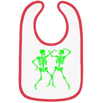 Discover Dancing Skeletons Dance Challenge Halloween Bibs