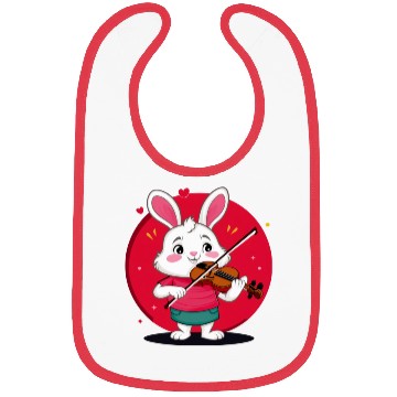 Discover Cute Cat Bibs Playing the Violin