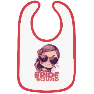 Discover Bride Squad Chic Bibs