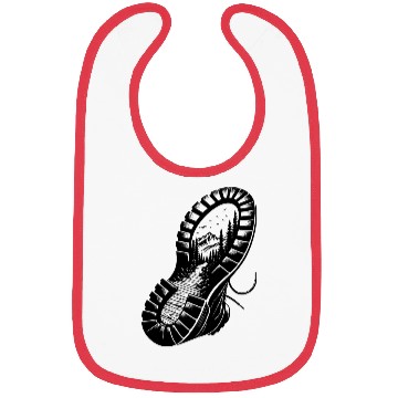 Discover Nature Mountain Profile Landscape Hiking Boots Bibs