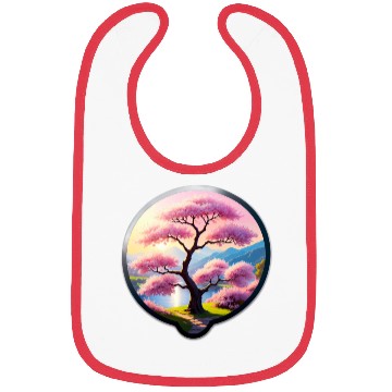 Discover Blooming Cherry Blossom by Riverbank Bibs