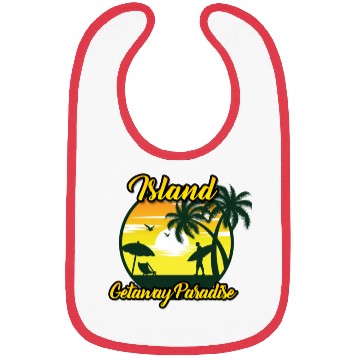 Discover Island Getaway Paradise Bibs