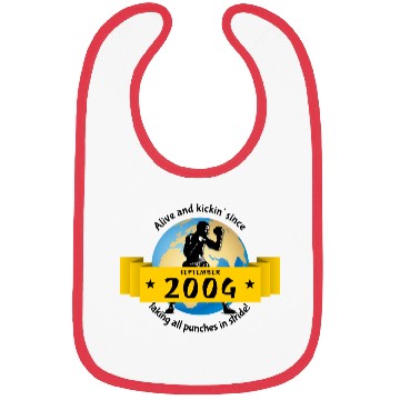 Discover 20th birthday Alive and kickin since 09/2004 Bibs