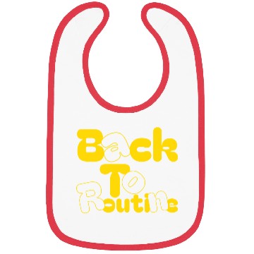 Discover Back to routine Bibs, back to school gift