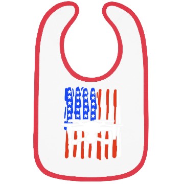 Discover Drone American Flag Quadcopter Bibs