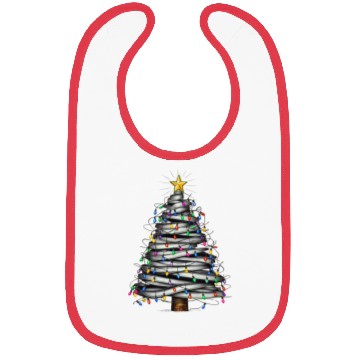 Discover Christmas Light Tree Holiday Bibs