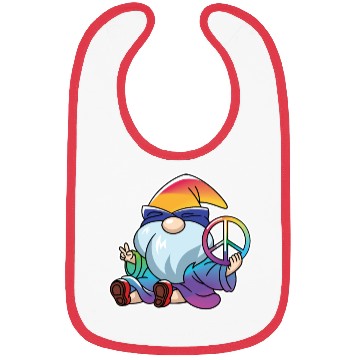 Discover Peace Gnome Gnomes Dwarves Lgbtq Bibs