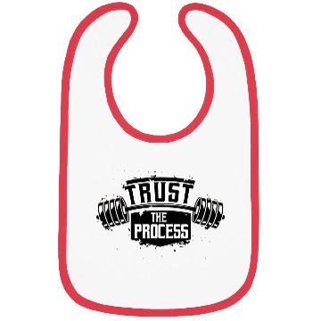 Discover Trust The Process Motivational Quote Gym Bibs