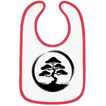 Discover Japanese Garden Art Bonsai Tree Circle Bibs