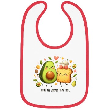 Discover Funny Avocado Toast Bibs