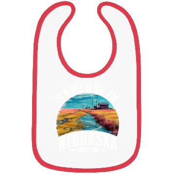 Discover Someone In Nebraska Loves Me Bibs