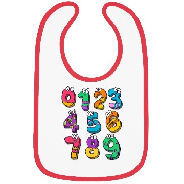 Discover Funny Number Maths Back To School Teacher Kids Bibs