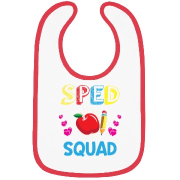 Discover Sped Teacher special education teacher quad Bibs