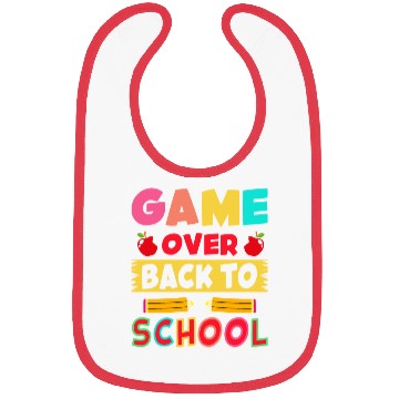 Discover Game Over Back To School Funny Student Gamer Bibs