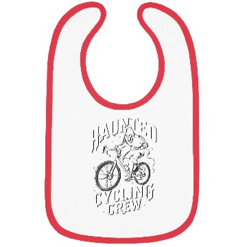 Discover Haunted Cycling Crew: Ghostly Rider Design Bibs