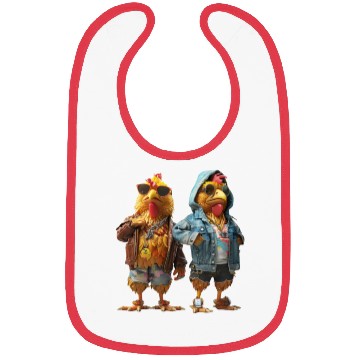 Discover Hip chickens rocking fashionable Bibs