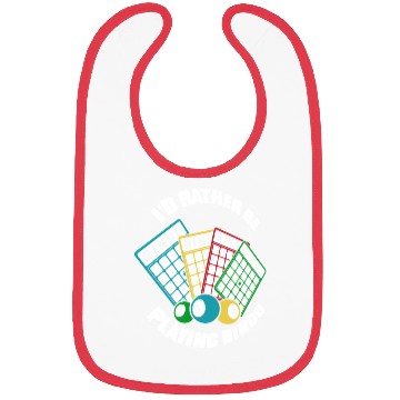 Discover I'd Rather Be Playing Bingo Professional Caller Bibs