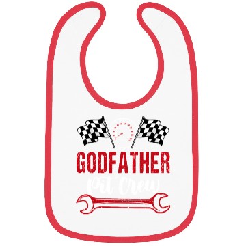 Discover Godfather Pit Crew Birthday Racing Car Bibs