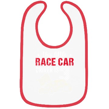Discover This Little 3 Year Old Race Car Birthday Bibs
