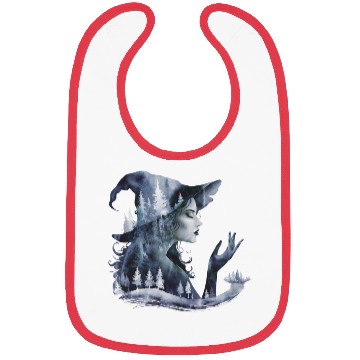 Discover Witch Forest Trees Face Witch Head Nature Lovers Bibs