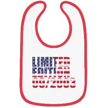Discover 21st birthday Limited Edition USA 09/2003 Bibs