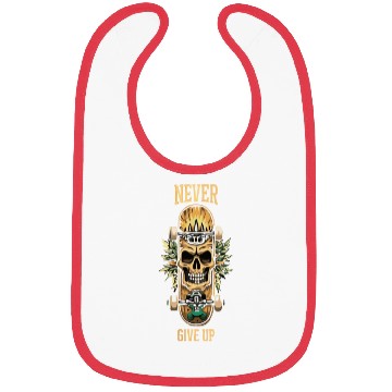 Discover Never Give up Skateboard Bibs