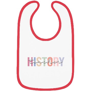 Discover History Teacher School Bibs