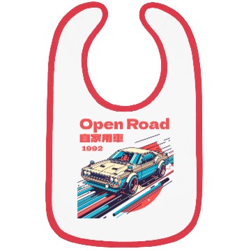 Discover Retro Racing Car Japan Bibs