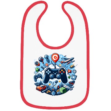 Discover Game Balloon Bibs