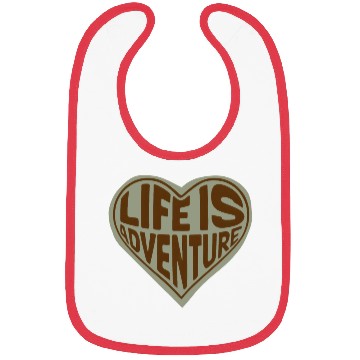 Discover Life is adventure Bibs