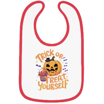 Discover Trick or Treat Yourself Halloween Bibs