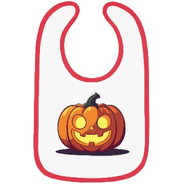 Discover Happy Jack-o'-Lantern Pumpkin Bibs