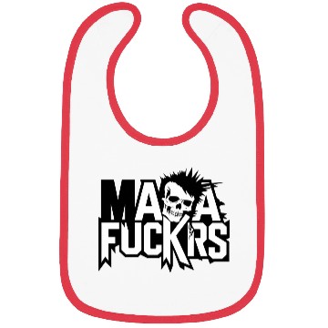 Discover Rebel Skull Punk Design Bibs