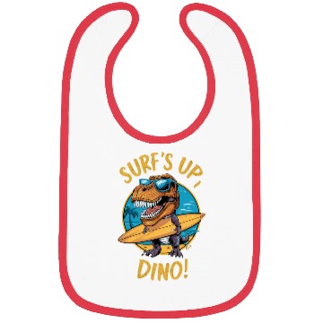 Discover Surf s up dino Bibs