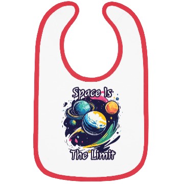 Discover Space Is The Limit Motivational Bibs