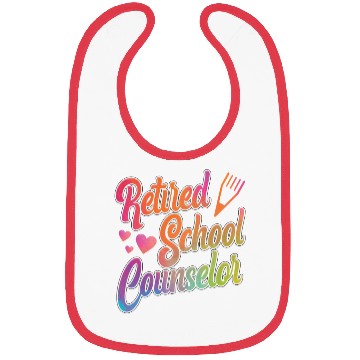 Discover School Counselor Retired Bibs