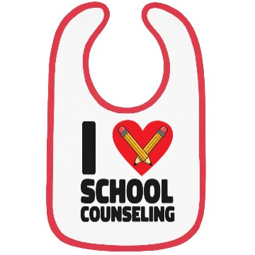 Discover School Counselor Heart I (Heart) Bibs
