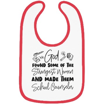 Discover School Counselor Female Girl Bibs