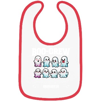 Discover Boo Crew - Halloween Cute Ghost Bibs