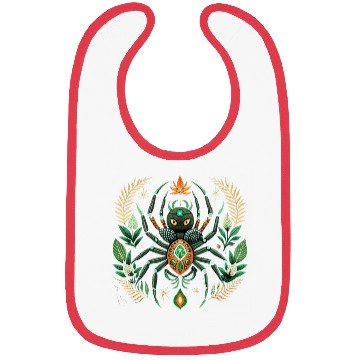 Discover Magic black spider pet of mysterious witch, Bibs