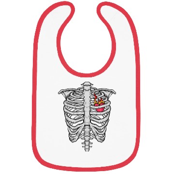 Discover Skeleton Heart Bibs