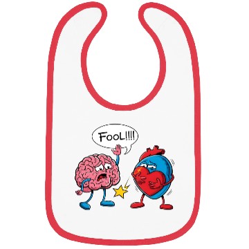 Discover Mind Clash Heart vs Brain Bibs