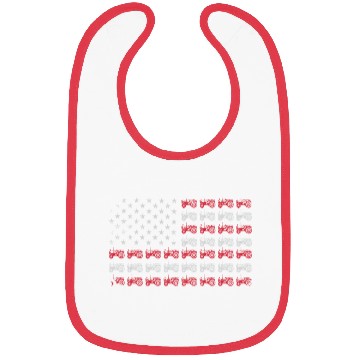 Discover Tractor American Flag Farmer Bibs