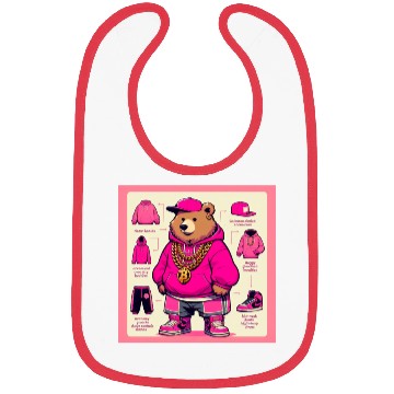 Discover Hip Hop Bear Bibs