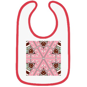 Discover eyes on nature mandala Bibs